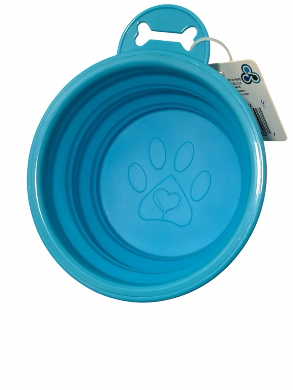 Pet Dog Cat Bundle of Small Collapsible Travel Bowl & ID/Card/Coin Purse - NWT